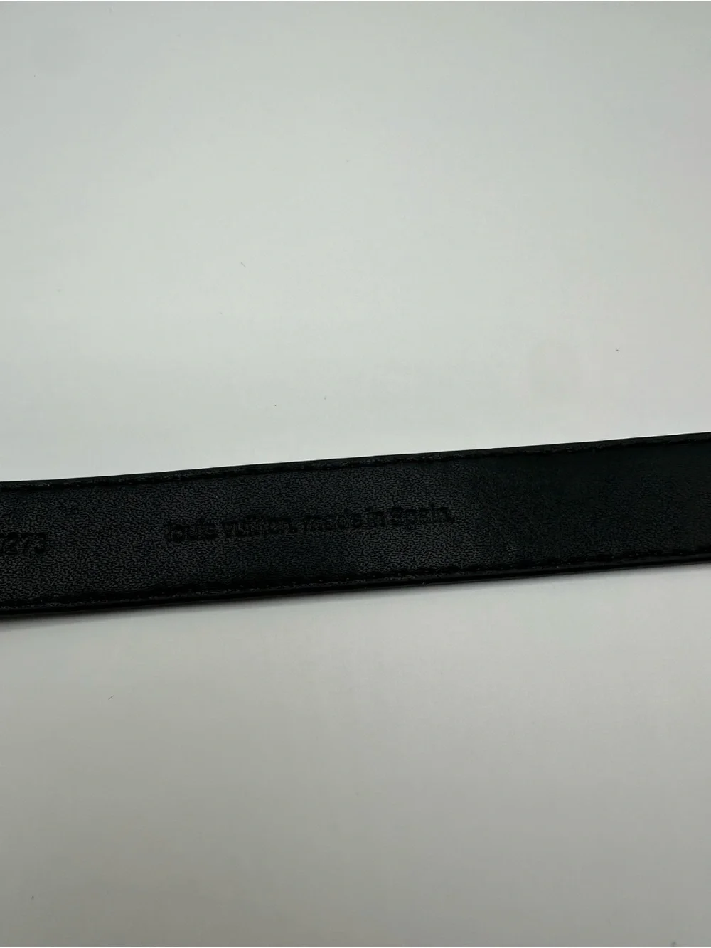 Black Monogram Money Clip with Silver LV Accent